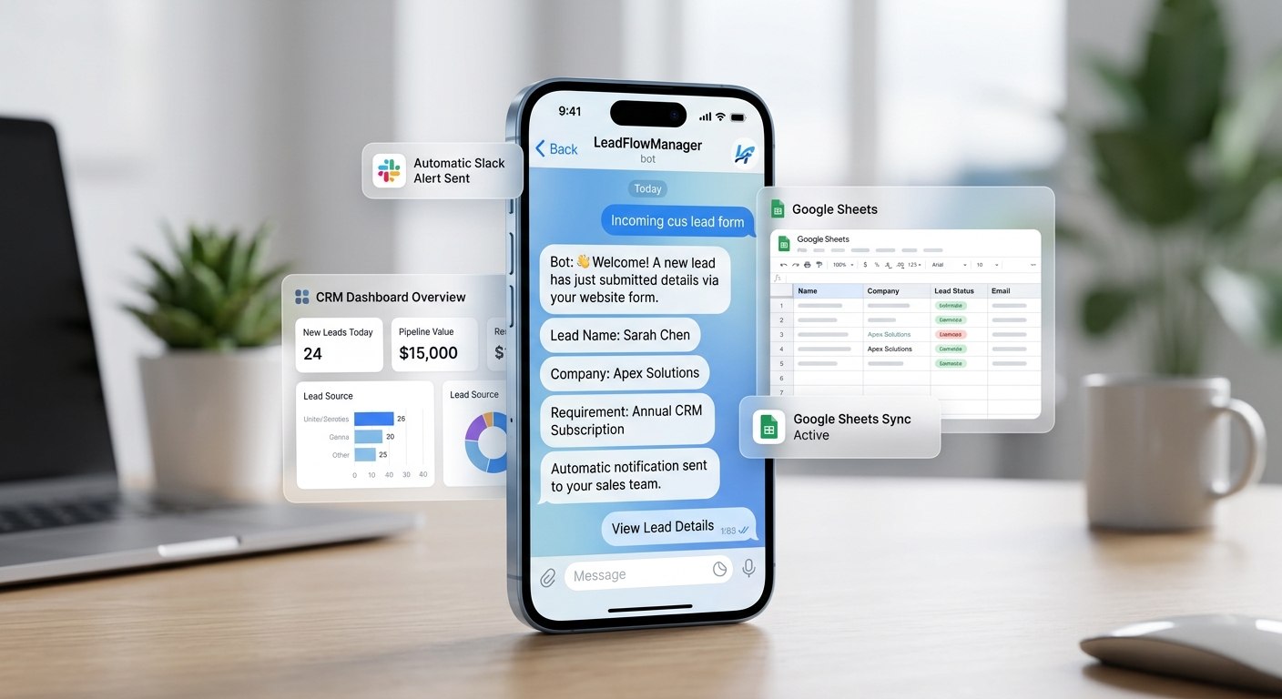 Lead Flow Manager  - ТГ бот приема заявок